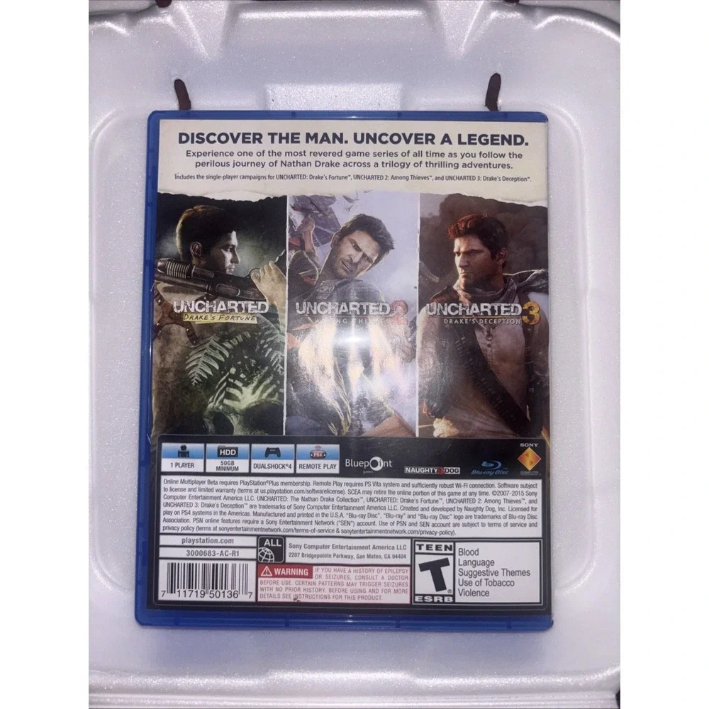 Uncharted: Collection - Sony PlayStation 4